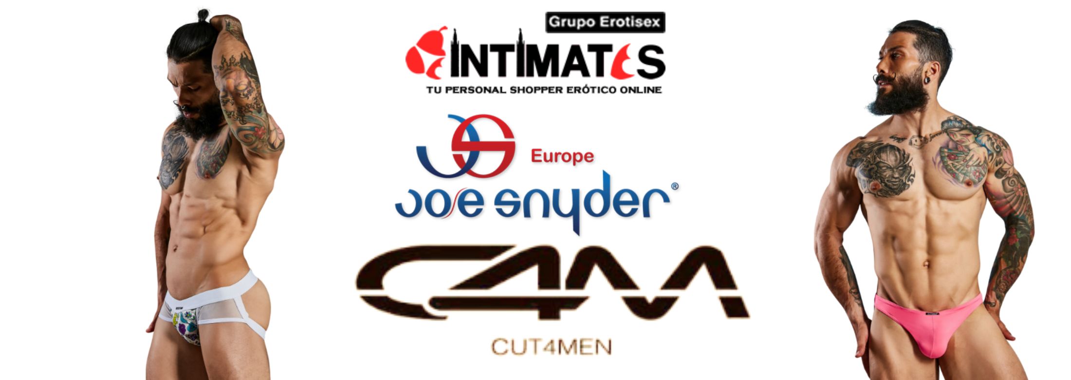 Cut4Men es la última incorporación de los creadores de Joe Snyder, una empresa dedicada a la producción y venta de ropa interior y ropa casual para hombre, con más de 40 años de experiencia en los mercados nacionales e internacionales, que puedes adquirir en intimates.es "Tu Personal Shopper Erótico Online" 